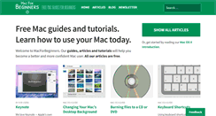 Desktop Screenshot of macforbeginners.com